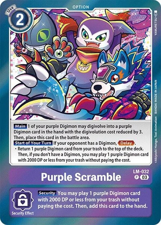 Image for Purple Scramble - Digimon Card Game