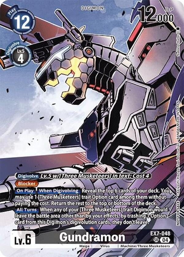 Image for Gundramon (Alternate Art) (Box Topper) - Digimon Card Game
