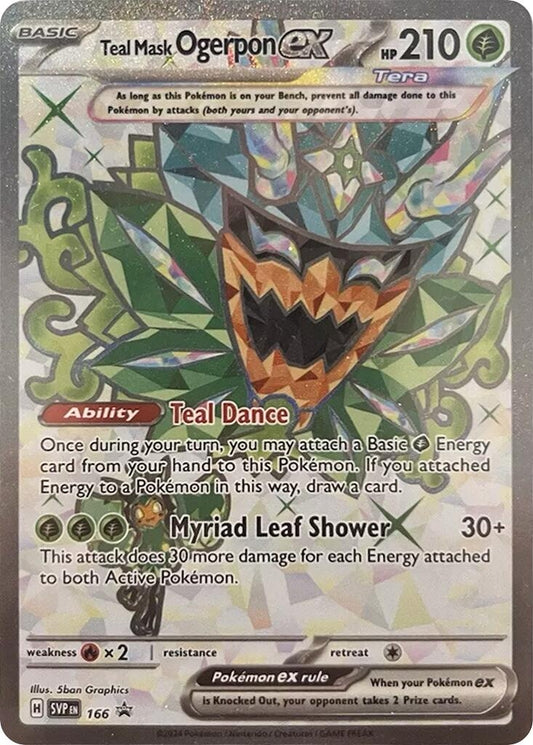 Image for Teal Mask Ogerpon ex - 166 - Pokemon