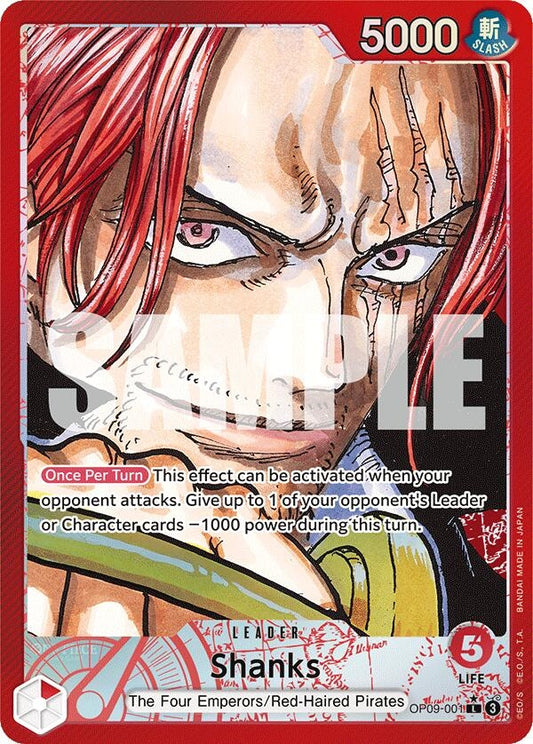 Image for Shanks (001) (Parallel) - One Piece Card Game