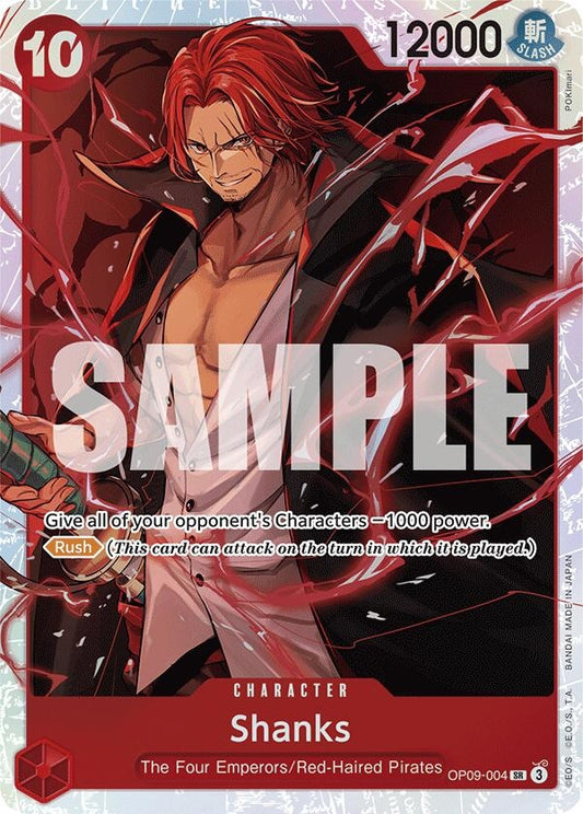 Image for Shanks (004) - One Piece Card Game