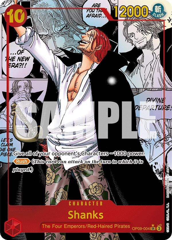 Image for Shanks (004) (Manga) - One Piece Card Game