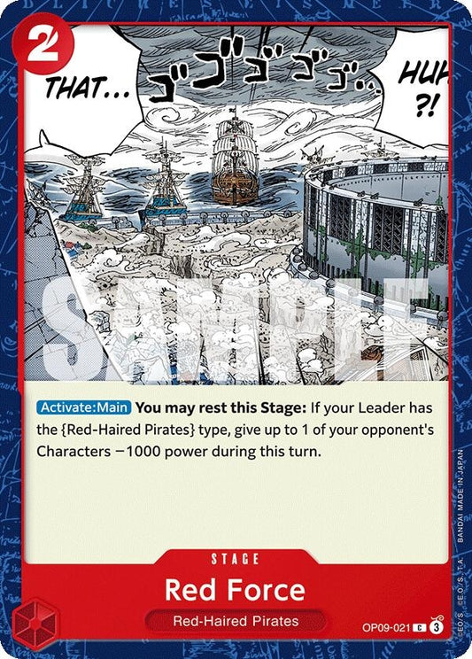 Image for Red Force - One Piece Card Game