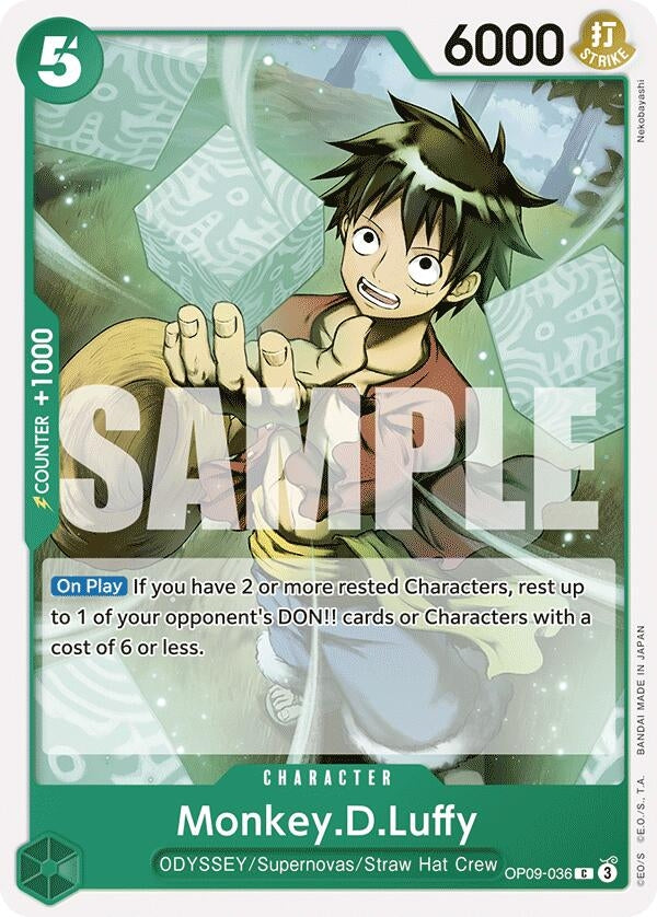 Image for Monkey.D.Luffy (036) - One Piece Card Game