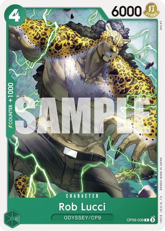 Image for Rob Lucci (038) - One Piece Card Game