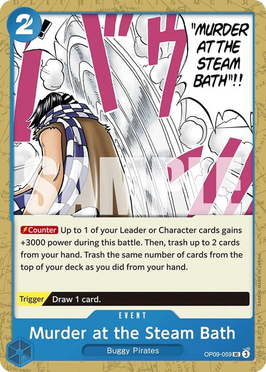 Image for Murder at the Steam Bath - One Piece Card Game