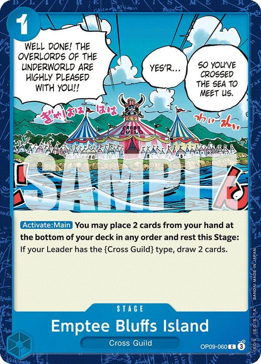 Image for Emptee Bluffs Island - One Piece Card Game
