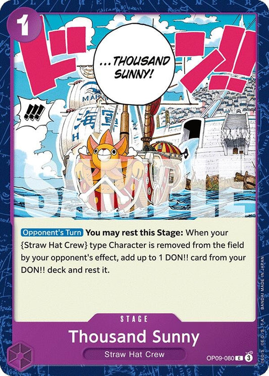 Image for Thousand Sunny - One Piece Card Game