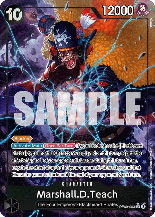 Image for Marshall.D.Teach (093) (Alternate Art) - One Piece Card Game
