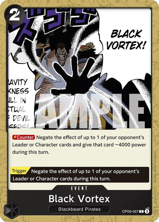 Image for Black Vortex - One Piece Card Game
