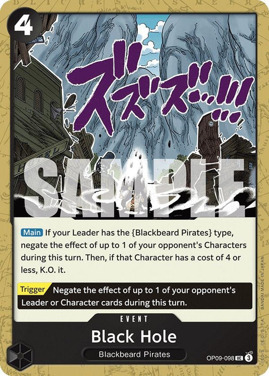 Image for Black Hole - One Piece Card Game