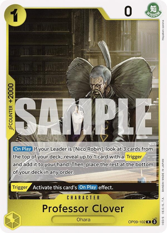Image for Professor Clover - One Piece Card Game