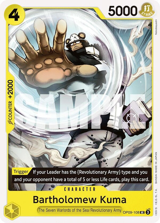 Image for Bartholomew Kuma - One Piece Card Game