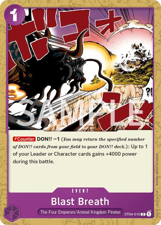 Image for Blast Breath - One Piece Card Game