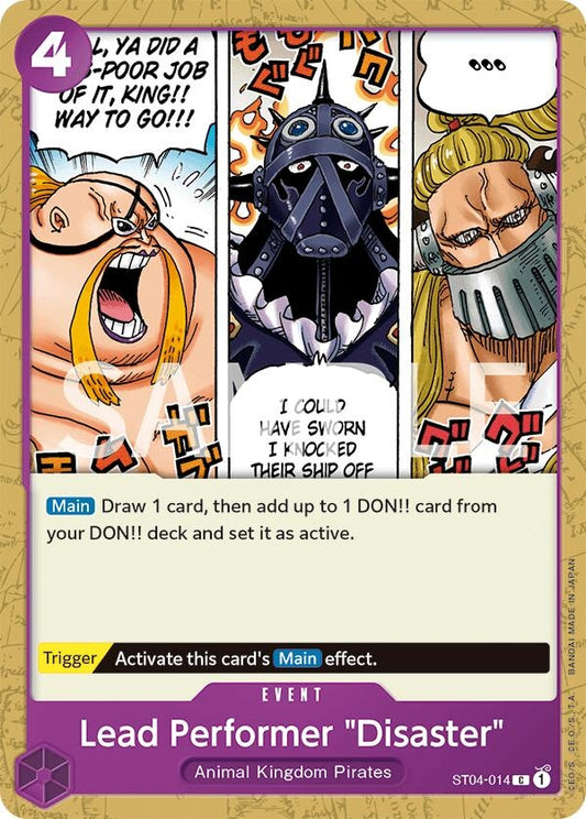 Image for Lead Performer "Disaster" - One Piece Card Game