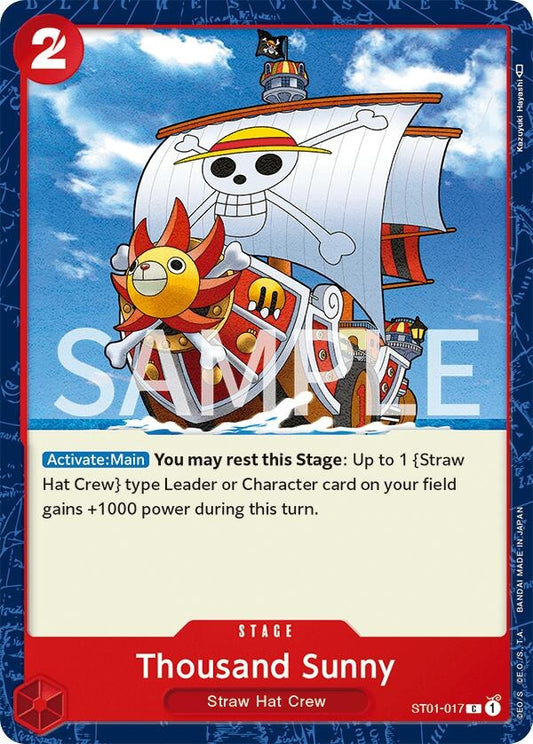 Image for Thousand Sunny - One Piece Card Game
