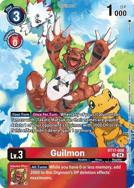 Image for Guilmon (Legend Pack 2024 Box Topper) - Digimon Card Game