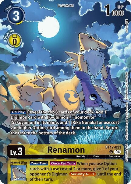 Image for Renamon (Legend Pack 2024 Box Topper) - Digimon Card Game