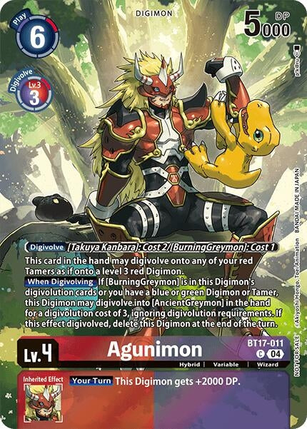 Image for Agunimon (Legend Pack 2024 Box Topper) - Digimon Card Game