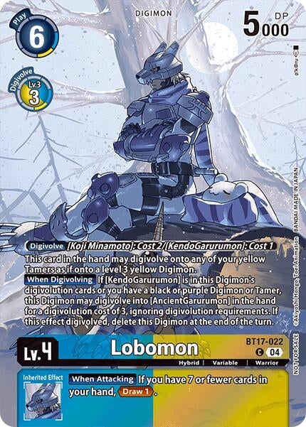 Image for Lobomon (Legend Pack 2024 Box Topper) - Digimon Card Game