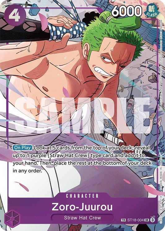 Image for Zoro-Juurou (ST18-004) - One Piece Card Game