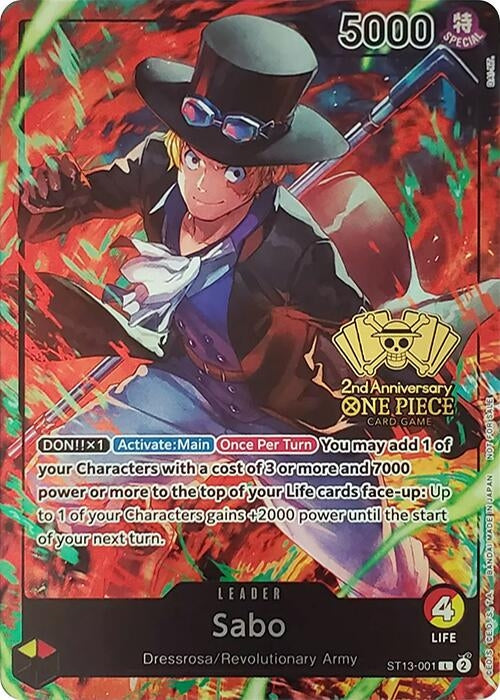 Image for Sabo (2nd Anniversary Tournament) - One Piece Card Game