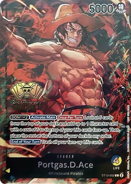 Image for Portgas.D.Ace (2nd Anniversary Tournament) - One Piece Card Game