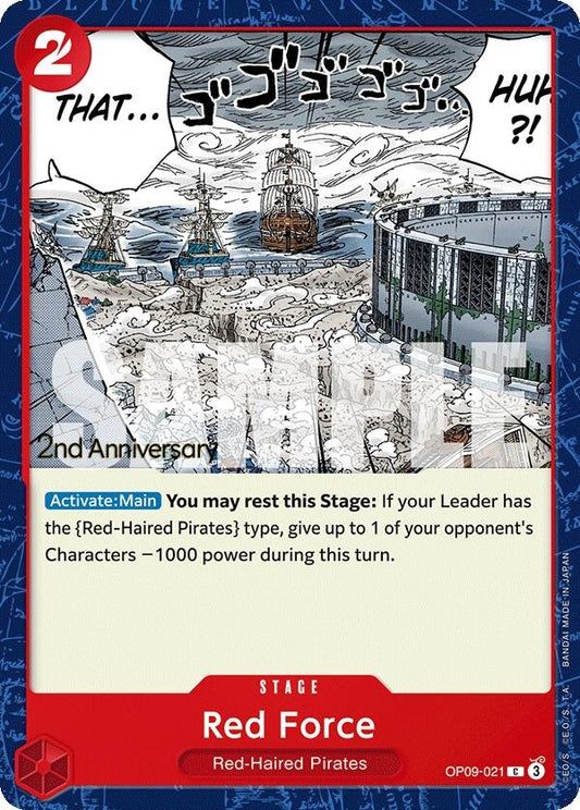 Image for Red Force - One Piece Card Game