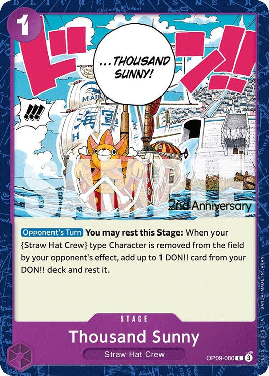 Image for Thousand Sunny - One Piece Card Game