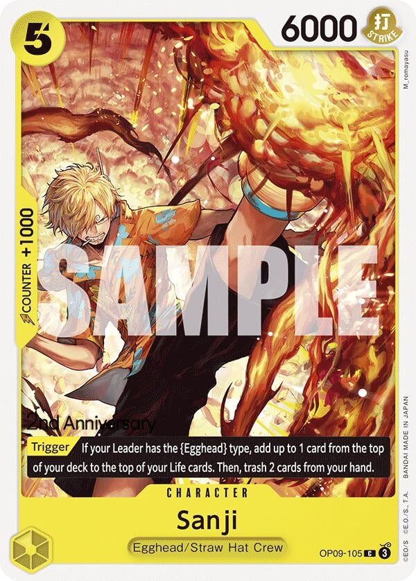 Image for Sanji (105) - One Piece Card Game