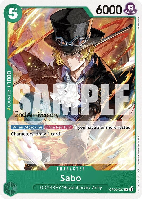 Image for Sabo (027) - One Piece Card Game
