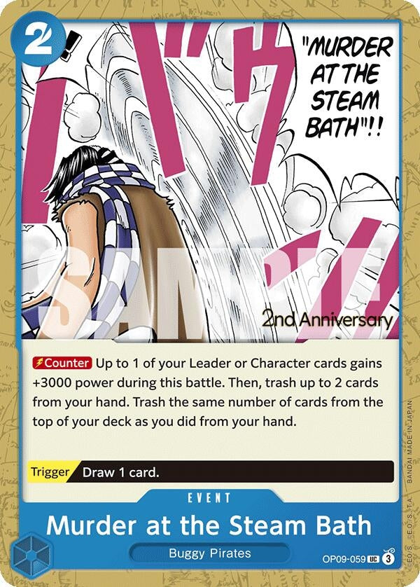 Image for Murder at the Steam Bath - One Piece Card Game