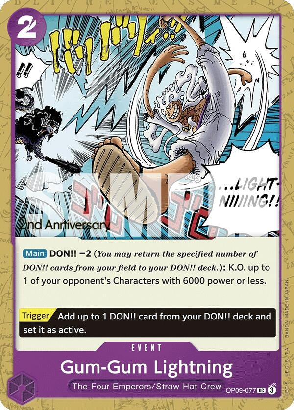 Image for Gum-Gum Lightning - One Piece Card Game