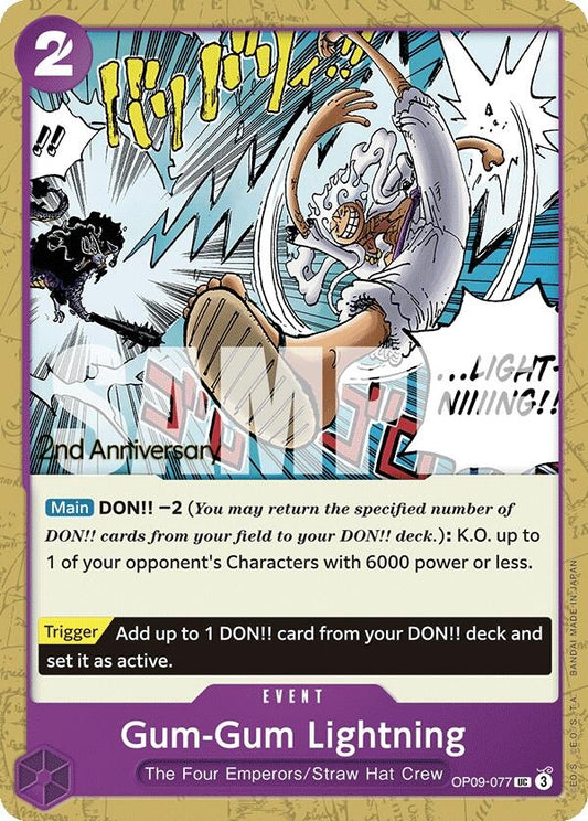 Image for Gum-Gum Lightning - One Piece Card Game