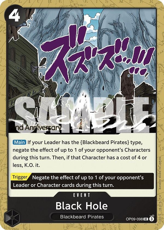Image for Black Hole - One Piece Card Game