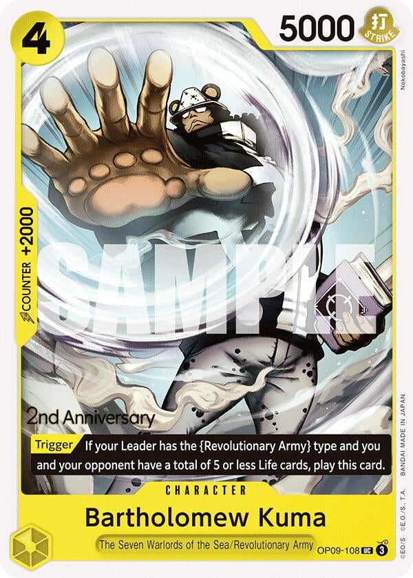 Image for Bartholomew Kuma - One Piece Card Game