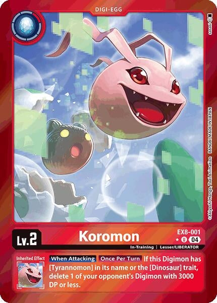 Image for Koromon (Limited Foil) - Digimon Card Game