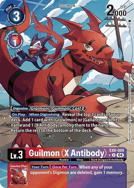 Image for Guilmon (X Antibody) (Alternate Art) - Digimon Card Game