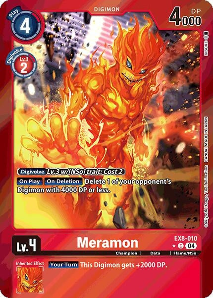 Image for Meramon (Limited Foil) - Digimon Card Game