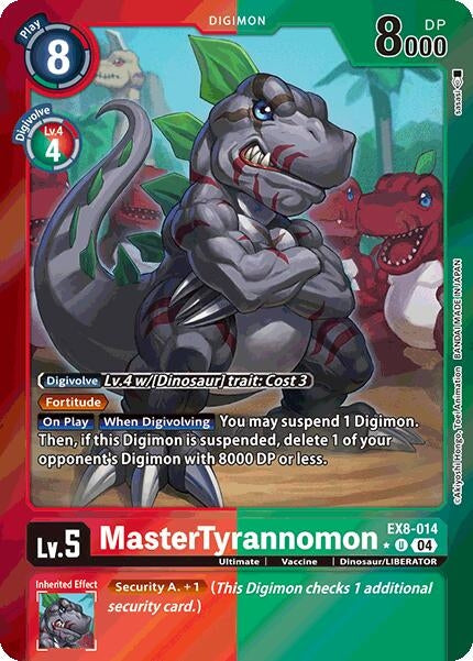 Image for MasterTyrannomon (Limited Foil) - Digimon Card Game
