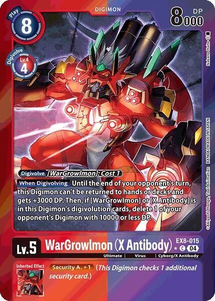 Image for WarGrowlmon (X Antibody) (Limited Foil) - Digimon Card Game