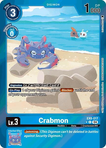 Image for Crabmon (Limited Foil) - Digimon Card Game