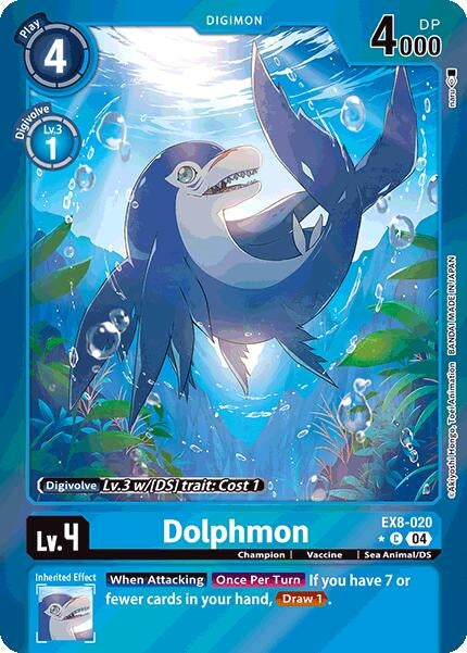 Image for Dolphmon (Limited Foil) - Digimon Card Game