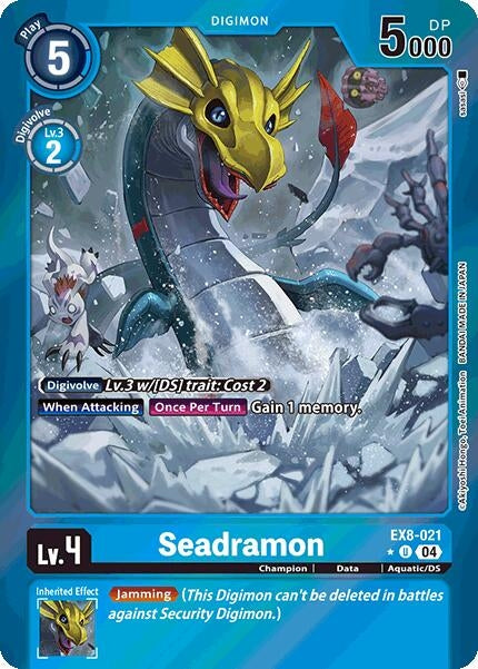 Image for Seadramon (Limited Foil) - Digimon Card Game