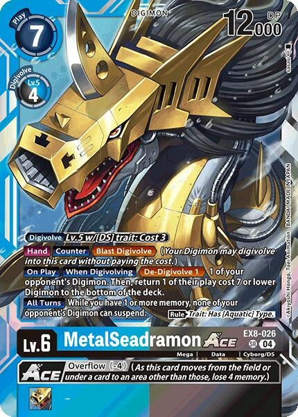 Image for MetalSeadramon ACE - Digimon Card Game