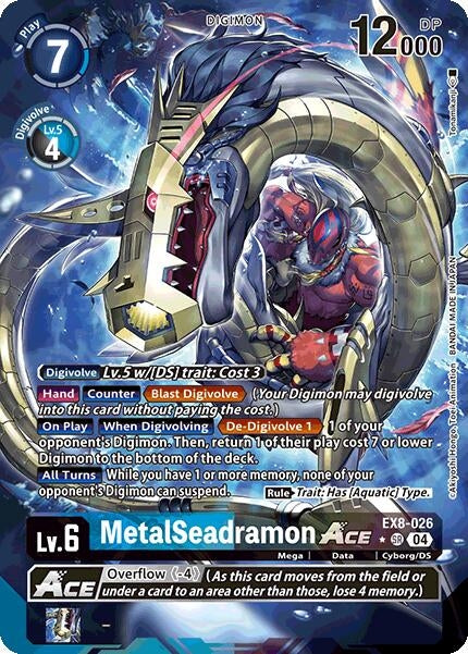 Image for MetalSeadramon ACE (Alternate Art) - Digimon Card Game