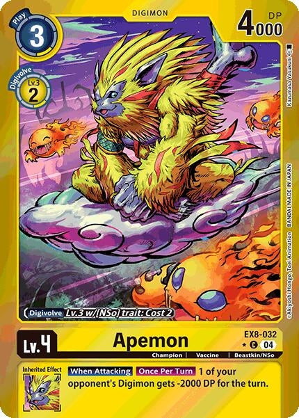 Image for Apemon (Limited Foil) - Digimon Card Game