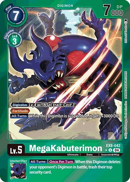 Image for MegaKabuterimon (Limited Foil) - Digimon Card Game