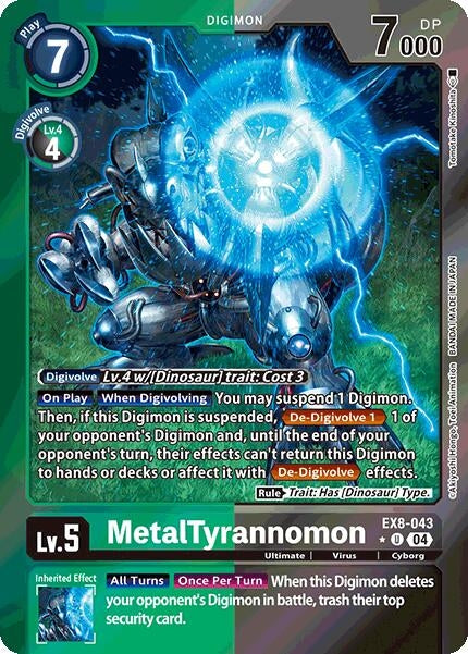 Image for MetalTyrannomon (Limited Foil) - Digimon Card Game