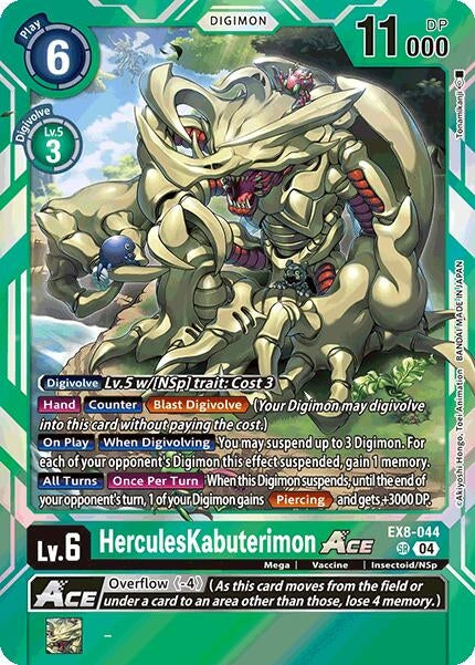 Image for HerculesKabuterimon ACE - Digimon Card Game